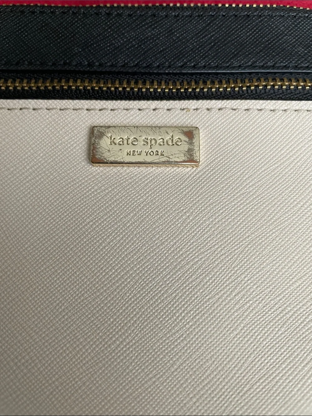 kate spade Black and Cream Crossbody Bag